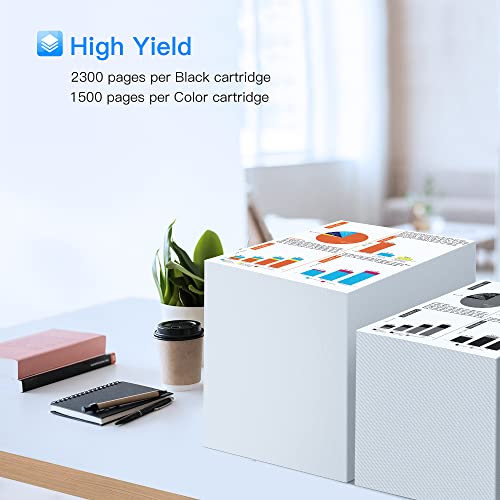 Lxtek Compatible Ink Cartridges Replacement For Hp 950Xl 951Xl 950 951 To Compatible With Officejet Pro 8600 8610 8620 8630 8100 8625 8615 276Dw 4 Pack (Black Cyan Magenta Yellow) High Yield #TOP4