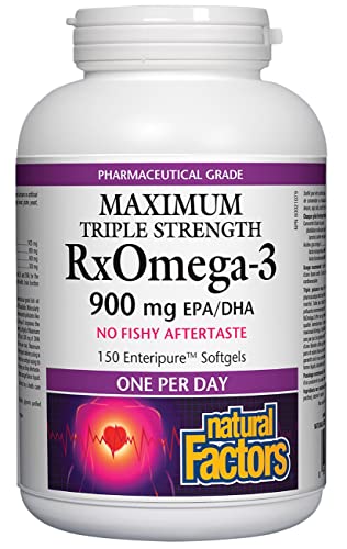 Natural Factors, Ultra Strength RxOmega-3 Fish Oil, DHA and EPA, 150 Softgels