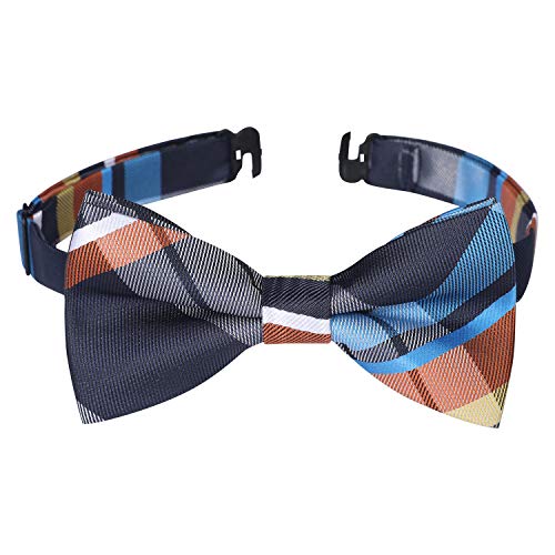 Hisdern Bow Ties For Boys Pre Tied Toddler Bow Tie Adjustable Kids Bowties Clip On Fun Patterned Bowties For Wedding Party #TOP15
