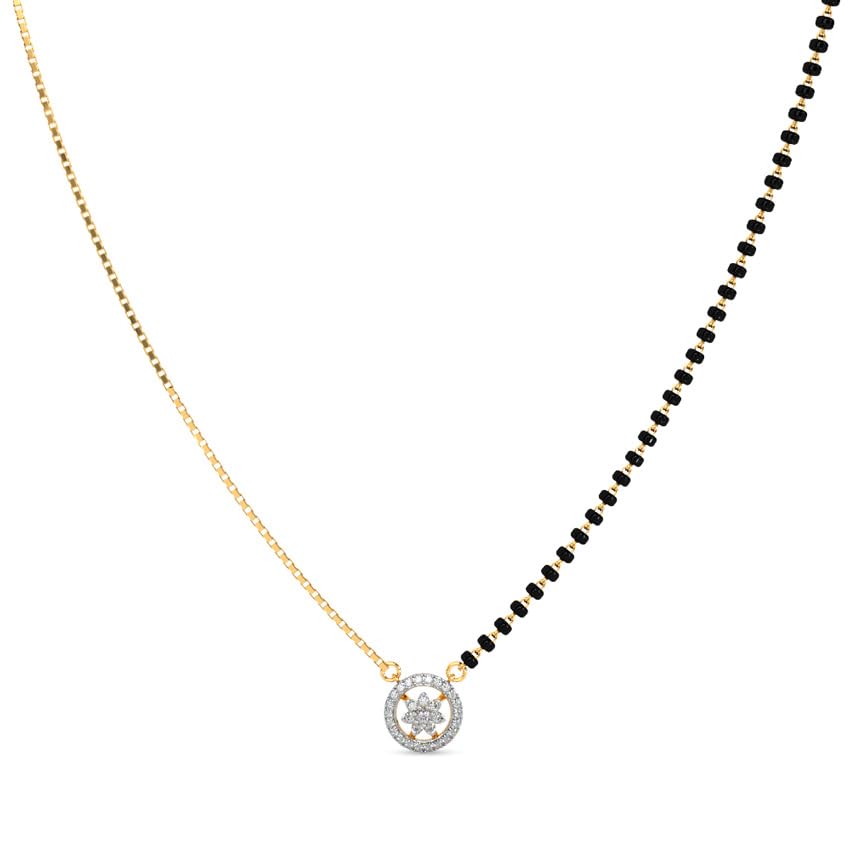 Elegant Design American Diamond Fashionable white gold colour Alloy metal 18size mangalsutra for women (B0D5BRMDXY) Amazon Price History, Amazon Price Tracker