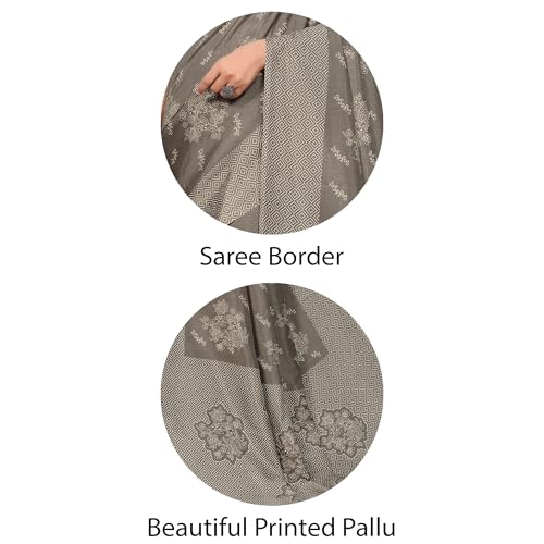 Image of Vimla Women's Kanjivaram Silk Uniform Saree and Unstitched Blouse Piece | Office School Uniform Saree For Women | Sari for Women