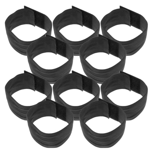 Pulseras elásticas negras de luto para funerales y bandas de poliéster memorial