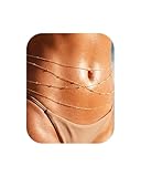 Gold Waist Chain for Women: Belly Beaded Body Chain Jewelry Waterproof for Stomach Belt Hip Fashion Beach Bikini Summer Jewelry Plus Size Hypoallergenic Surgical Stainless Steel 18K Gold
