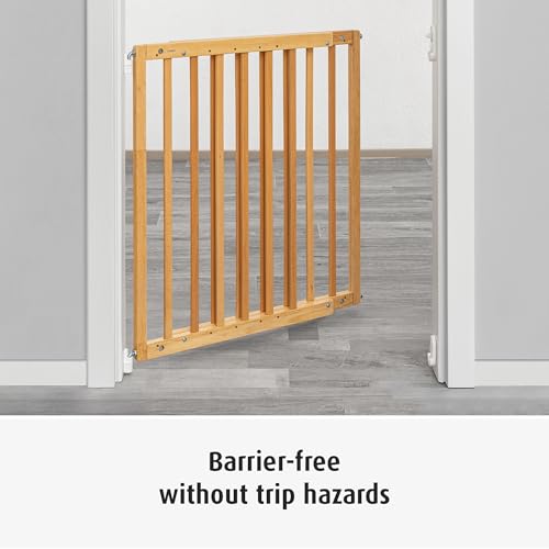 reer Türgitter und Treppenschutzgitter, Baukasten zum Zusammenbauen, zum Schrauben, ausziehbar 63-103,5 cm, Natur