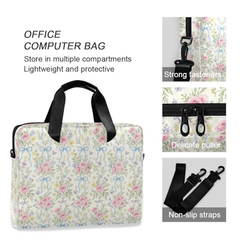 Funda para portátil crossbody con asa y correa 15.6 pulg miniatura 6