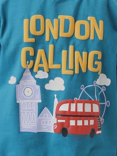 Image of Nautinati Boys 100% Cotton Full Sleeve Printed T-Shirt | Age 1-5 Years