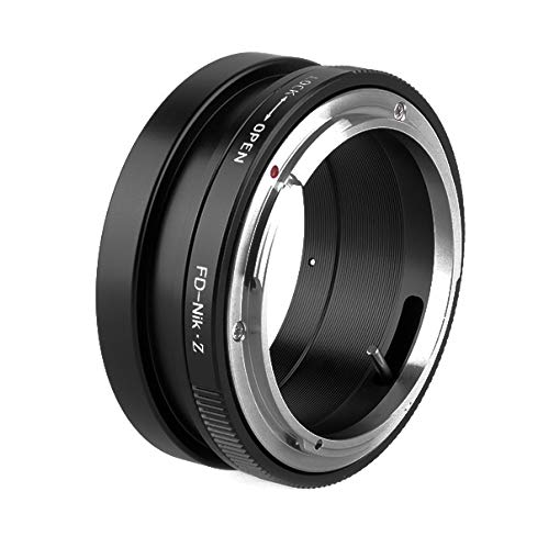 Adaptador de objetivo FD NZ compatible para objetivo Canon FD compatible con Nikon Z cámara Z6 Z7 adaptador