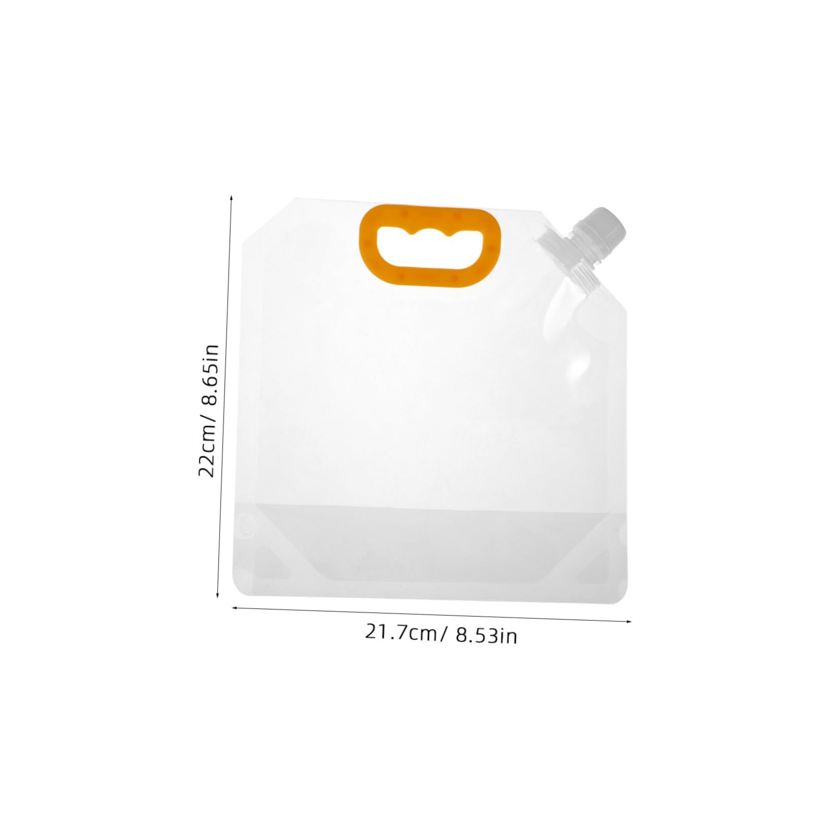 CATIEBYE 10pcs Beverage Packing Bags with Hollow Handles Reusable Drink Pouches for Festivals Outdoor Picnic Leakproof Beer and Juice Storage for Travel and Events