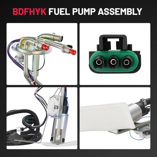 Image of BDFHYK Electric Fuel Pump Module Assembly Compatible with Chevrolet Astro, Compatible with GMC Safari, 1992-1995 4.3L V6 Replace E3650S