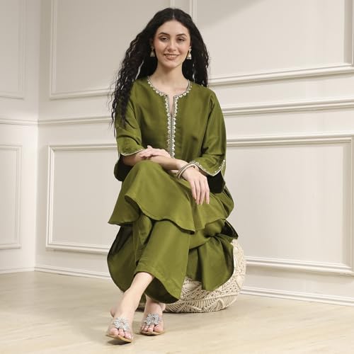 Image of BIBA Womens Kurta Set