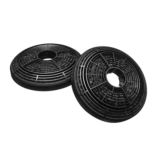 CIARRA CBCF002X2 Cooker Hood Filter, Activated Carbon Filter for 2021 Energy Class A++ Cooker Hood Extractor Fan (Pack of 2)