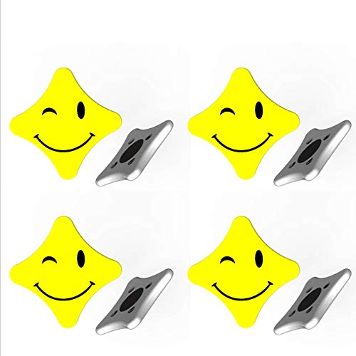 BIBUP Magnetic RaceBib Fixing System (4 Smiles)