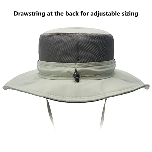 Image of BASSDASH UPF 50+ Sun Fishing Hat Water Resistant with Detachable Neck Flap