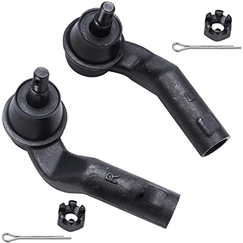 Image of Detroit Axle - Front Struts w /Coil Spring Sway Bar Links Outer Tie Rod Ends Replacement for 2012 2013 2014 2015 Mazda 5
