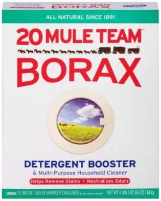 Twenty Mule Team Borax Detergent Booster & Multi-Purpose Household Cleaner 65 oz. Box (3 Pack)