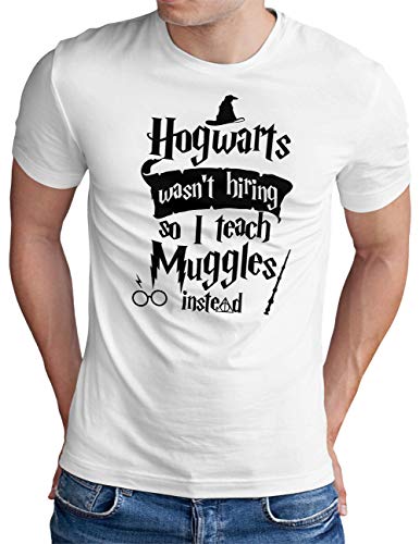 T-shirt humour Hogwarts pour enseignant et prof de Muggles