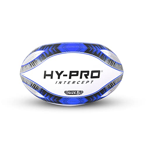 Hy-Pro Intercept Rugby Ball, Rugby Ball for Kids and Adults for Use in the Garden Recreation and Matches - Image 2
