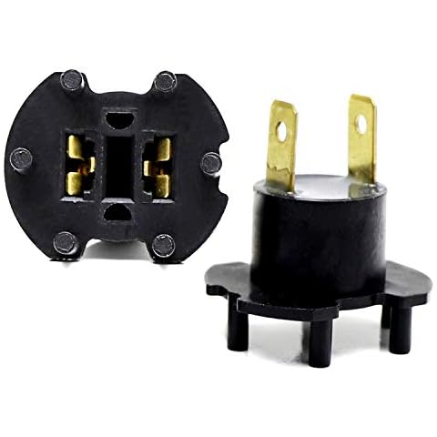 iJDMTOY One Pair v2. Longer Base H7 Headlight Bulb Socket Retainer Holder Adapters, Compatible With Mazda 3 5 6 MX-5 CX-7 RX-8 Protege5, etc Cover