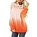 Produktbild TWIFER Frauen Hoodie Gedruckt Patchwork Sweatshirt Langarm Pullover Tops Bluse