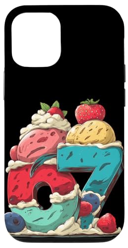 67 Ice Cream Six Seven | Gen Alpha Slang | Meme X}zP[X iPhone 12/12 Pro p