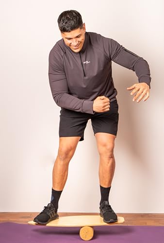 PRO 11 WELLBEING Wooden Balance Board, Improves Core Stability and Balance - Image 5