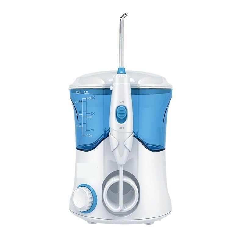 Teeth Whitenin 600ml Water Dental Flosser Oral Multifunctional Irrigator Dental Care Kit Teeth Cleaner Water Pick with 7