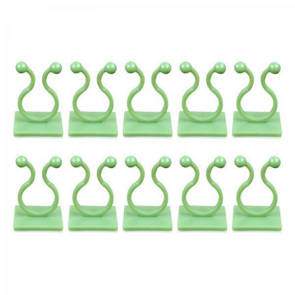 3x10 Pieces Plant Climbing Wall Fixture Clips Self Adhesive for Decorations Green L|Home & Garden | Yard, Garden & Outdoor Living | Gardening Supplies | Plant Care, Soil & Accessories-image-22
