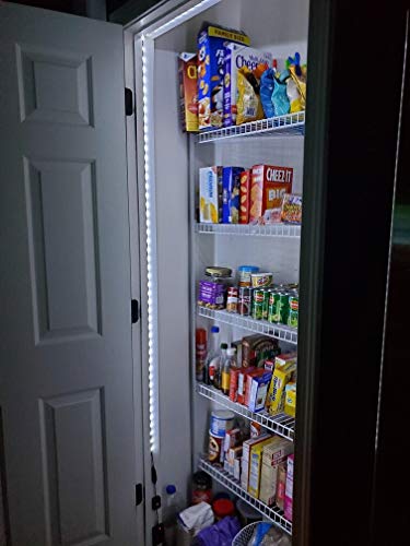 KEH Pantry Kitchen LED Motion Light/Closet Lighting Organization/American Owned Family COMPANY/12ft Length Battery Powered Motion Activated 3m Sticky
