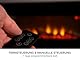 Sureflame WM-9331 Elektrischer Wandkamin mit Fernbedienung in Schwarz, 107 cm