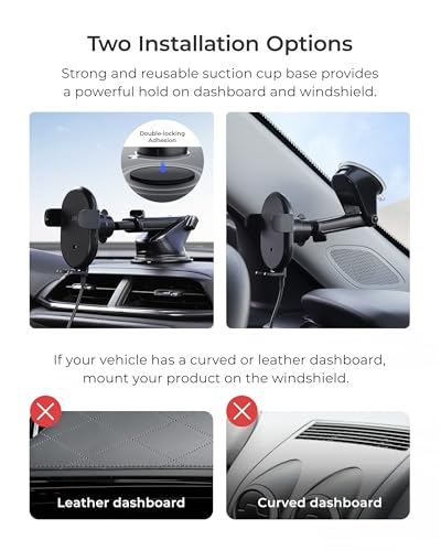 iOttie Auto Sense 2 Dash & Windshield Car Mount with 10W Wireless Charging — view 6