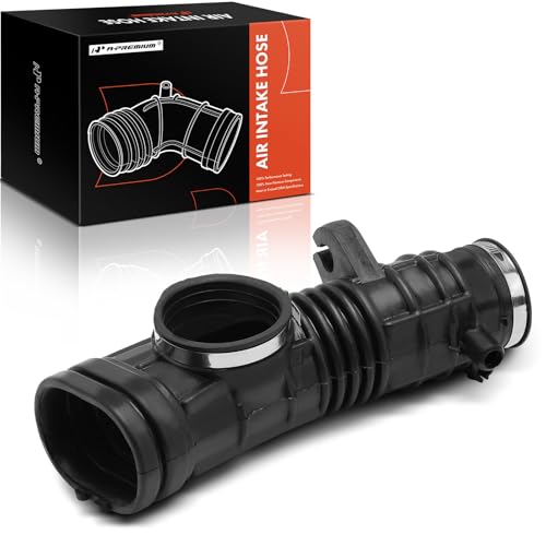 A-Premium Engine Air Intake Hose Tube W/Clamps [fits SOHC, 6Cyl 3.2L] Compatible with Acura CL 2001-2003 Coupe, TL 1999-2003 Sedan, Air Cleaner To Engine, Replace# 17228P8EA01, 17228-P8E-A01