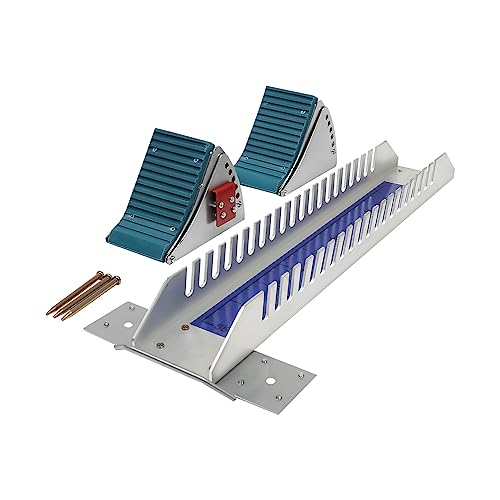 TENNIEX Multi-Function Lightning Starting Block Sprinter Pedals, 6 Adjustable Angle Aluminum Track and Field Starting Block Track and Field Equipment, Blue