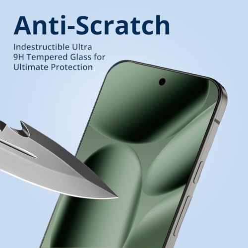 Image of Tempered Glass for Google Pixel 10 Pro XL and Google Pixel 9 Pro XL (6.8 Inch) Military Grade Gorilla Screen Guard Protector | With Installation Kit | Edge to Edge Coverage | Black [Pack of 1]