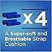 resplabs CPAP Strap Covers | Compatible with Most Full Face and Nasal CPAP Mask Headgear | Universal | 4 Pack