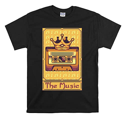T-shirt Tarot Pixelart The Music : fini les vêtements basiques avec ce look noir L