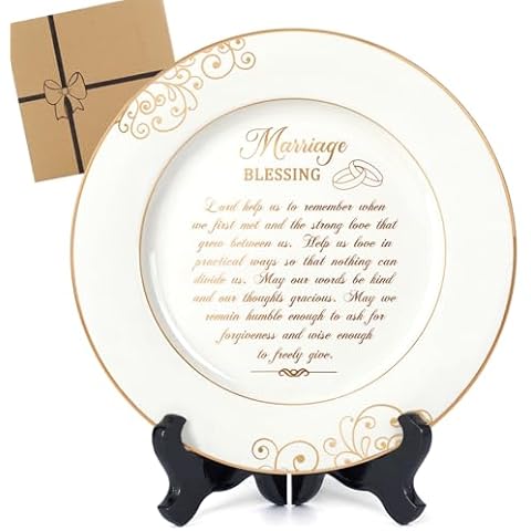Urllinz 24k Gold Foil Marriage Plate Cover