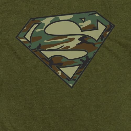 Indivisible Official Superman Camo Logo Men's Classic Ring-Spun T-Shirt4