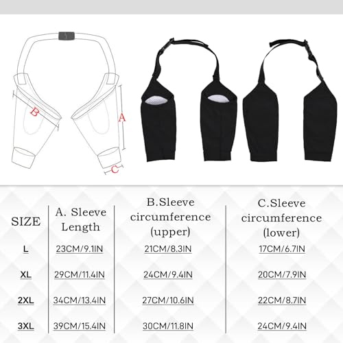 Image of Dog Recovery Suit for Front Legs, Dog Recovery Sleeves After Surgery with Elastic Band, Soft Protective Elbow Braces for Medium Large Dogs, Cone Collar Alternative to Stop Licking Leg Wounds,Black,XL