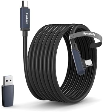 Syntech Link Kabel kompatibel mit Meta/Oculus Quest 3/2 Zubehör 