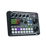 N / B Paquete de Equipo de Podcast, Kit de Mezclador de Audio, con Ajuste Independiente Medio Alto y bajo, para el hogar, al Aire Libre, PC, portátil, teléfono Inteligente, transmisión en Vivo