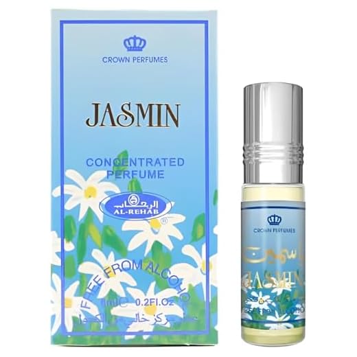 Rehab Collection Roll-on 6ml Jasmin Attar Fragrance Perfume Scent Smell Oil Based Fragrance