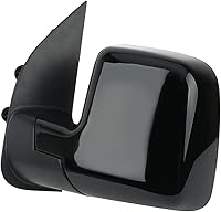 Vista 9 de Juego de espejos laterales montados Compatible con Ford E150 E250 E350 E450 E550 Van 2002-2008, plegable manual, sin calefacción, luz de charco