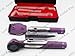 Artifol Purple Color - New Ent Home Use - Student Otoscope Examination Kit Fiber Optic Diagnostic Set with Plastic Hard Case # OS1014