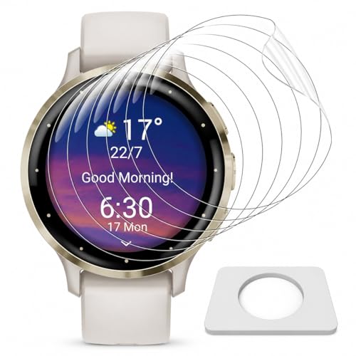 6 Pack Screen Protector for Garmin Venu 3S 41mm High Clarity Soft Film Touch Sensitive Anti Scratch Bubble Free Flexible Screen Protector