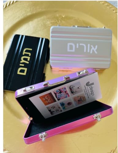 Urim and Thummim Business Card Case - Decision-Making Fun Style Card Holder for Yes or No Choices Decision-making Card Case (Silver)4