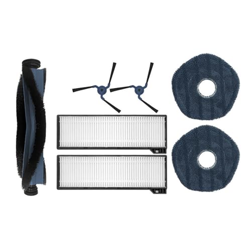 Replacement Parts Accessories Kit for Eufy X10 Pro OMNI Robot Vacuum,Main Side Brush HEPA Filter Mop Cloth Dust Bag Vacuum Kits for Home Cleaning