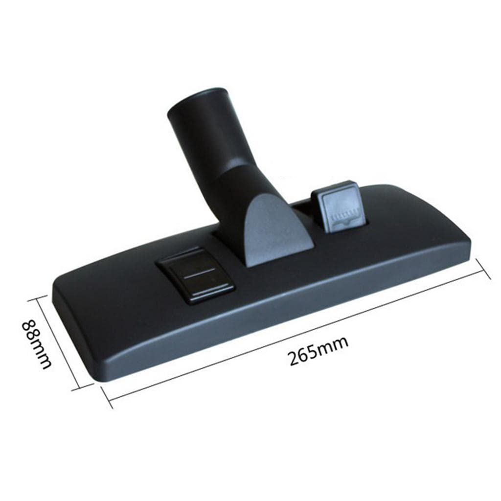 Colcolo Staubsauger Bürstenkopf Universal Staubsaugerkopf Bodenbürste Teppichbürste Metall Vielseitig Einsetzbar für Reinigung von Teppichböden Har, 32 mm
