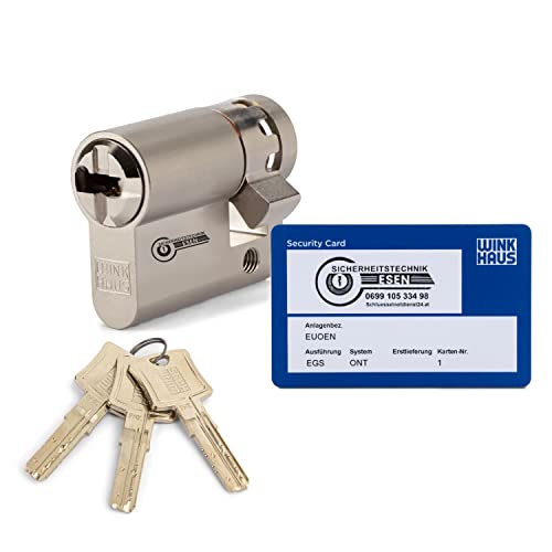 Winkhaus keyTec N-tra Profil-Halbzylinder Zutrittsorganisation, Schließsysteme für Eigenheime, Objekt- und Wohnungsbau Einzelschließung, Gleichschließend oder als Schließanlage - verschiedene Längen