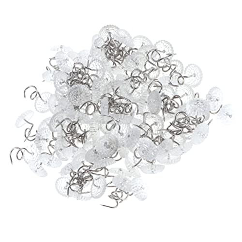 GRIRIW 150pcs Slipcover Hold Pins Secure Bed Skirts Upholstery with Spiral Design Easy Removal Firm Grip for Tidy Bedding Dust Ruffles Slipcovers