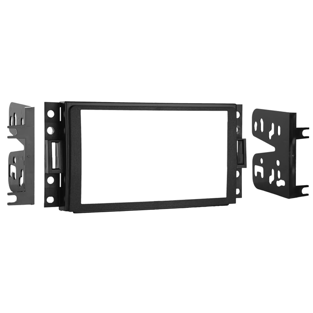 Metra 95-3304 Double DIN Installation Kit for Select 2005-2013 GM/Chevrolet Vehicles (Black)